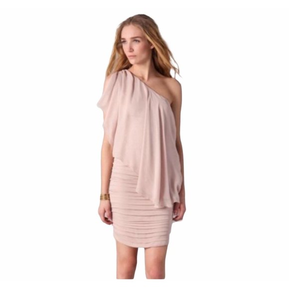 Alice + Olivia Dresses & Skirts - Alice + Olivia Blush Pink Silk Cocktail Dress